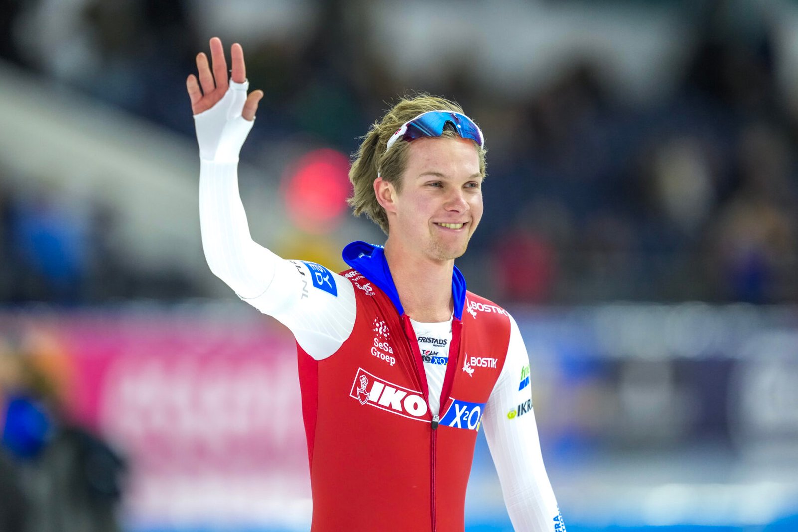 Stijn van de Bunt (team IKO-X2O) tijdens het Olympisch Kwalificatie Toernooi 2025