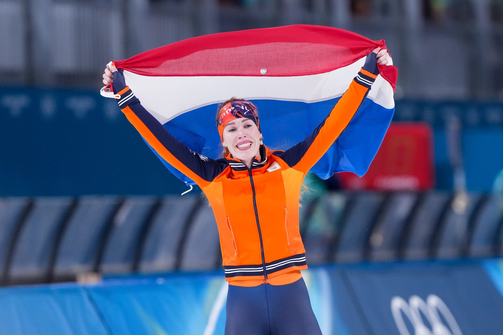 Antoinette Rijpma-de Jong na haar gouden race op de Olympische Spelen 2026