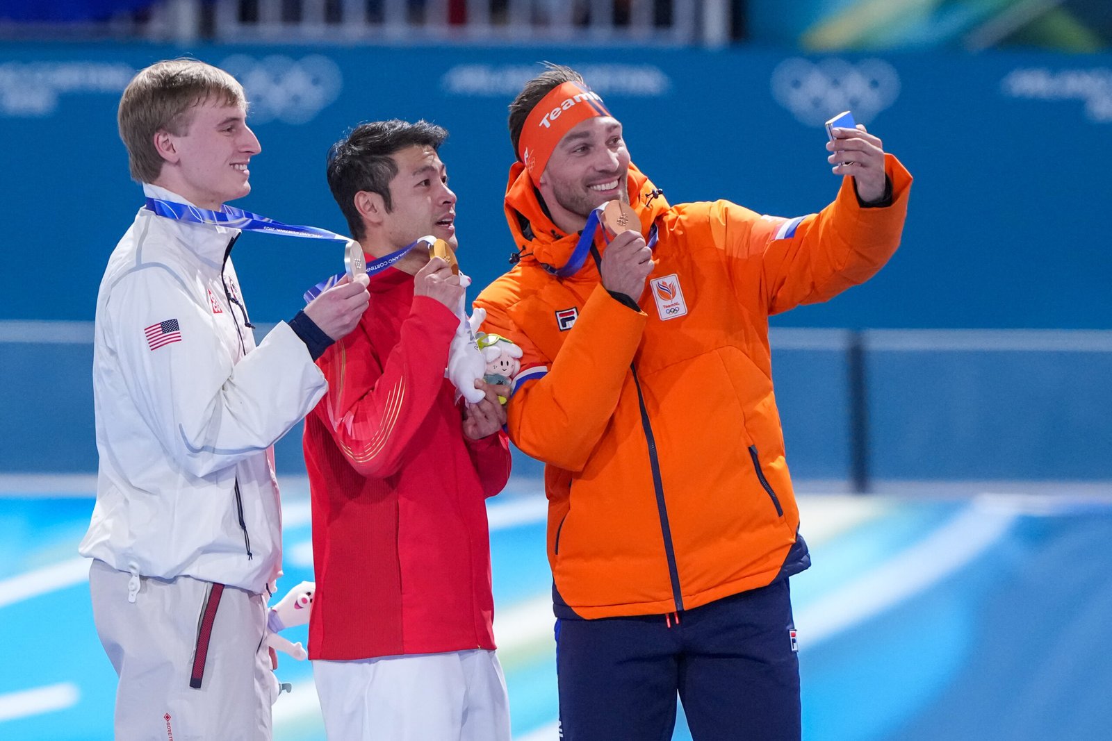 Kjeld Nuis derde op 1500 meter Olympische Spelen 2026